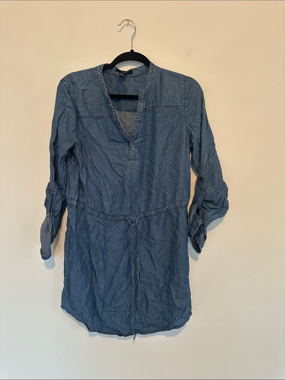 Forever 21 Blue Denim Tunic Jacket